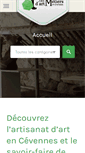 Mobile Screenshot of metiersdartencevennes.org