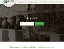 Tablet Screenshot of metiersdartencevennes.org